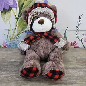 Gentle Treasures Teddy Bear Plush 15" St Judges Hospital Christmas Winter Hugfun